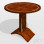 Art Deco Round Pedestal Table with Rotating Top